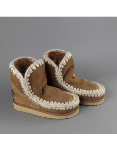 Mou \ Eskimo 18 Donna Montone Marrone Chiaro Logo Glitter Prezzo 229,00