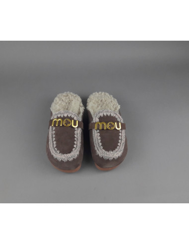 Mou \ Slipper Eskimo Donna Montone Marrone Scuro Prezzo 159,00