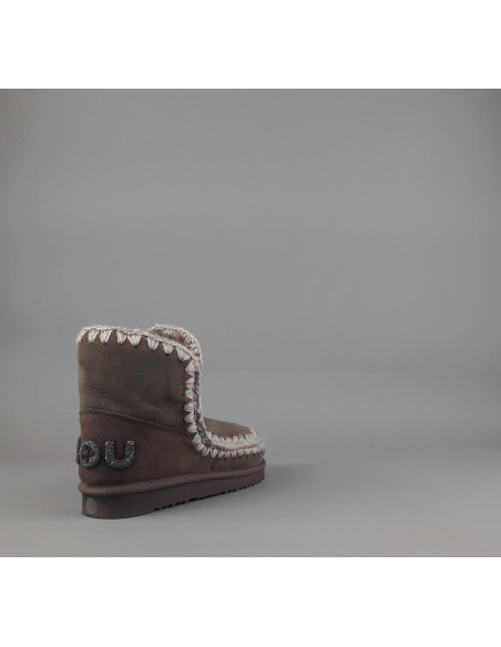 Mou \ Eskimo 18 Donna Montone Marrone Scuro Logo Glitter Prezzo 229,00