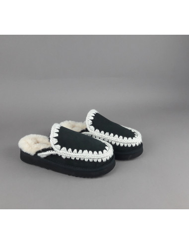 Mou \ Slipper Eskimo Donna Montone Nero Prezzo 119,00