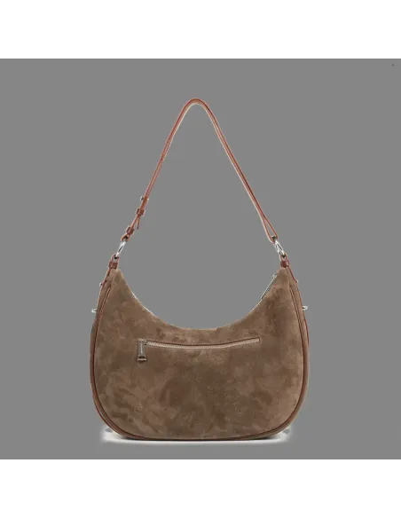 Lancaster Paris \ Borsa A Spalla Donna Camoscio Marrone Prezzo 199,00