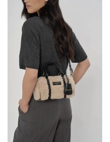 Lancaster Paris \ Borsa A Mano Piccola Donna Eco Fur Avorio Prezzo 139,00