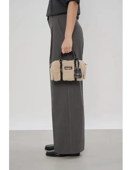 Lancaster Paris \ Borsa A Mano Piccola Donna Eco Fur Avorio Prezzo 139,00