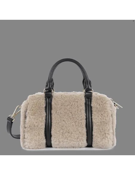 Lancaster Paris \ Borsa A Mano Piccola Donna Eco Fur Avorio Prezzo 139,00