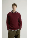 Woolrich \ Maglia Uomo Girocollo Lana Bordeaux Prezzo 150,00