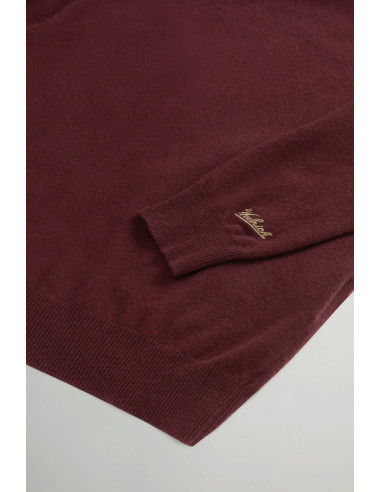 Woolrich \ Maglia Uomo Girocollo Lana Bordeaux Prezzo 150,00