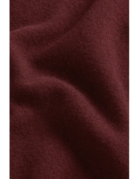 Woolrich \ Maglia Uomo Girocollo Lana Bordeaux Prezzo 150,00