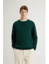 Woolrich \ Maglia Uomo Girocollo Lana Verde Scuro Prezzo 150,00