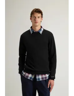 Woolrich \ Maglia Uomo Girocollo Lana Nero Prezzo 150,00