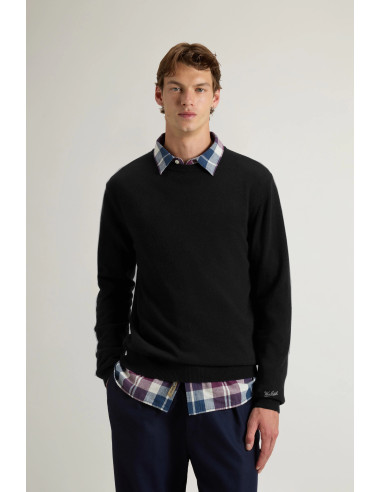 Woolrich \ Maglia Uomo Girocollo Lana Nero Prezzo 150,00