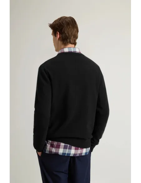 Woolrich \ Maglia Uomo Girocollo Lana Nero Prezzo 150,00