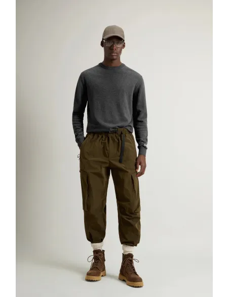 Woolrich \ Maglia Uomo Girocollo Lana Grigio Scuro Prezzo 150,00