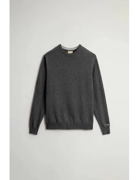 Woolrich \ Maglia Uomo Girocollo Lana Grigio Scuro Prezzo 150,00