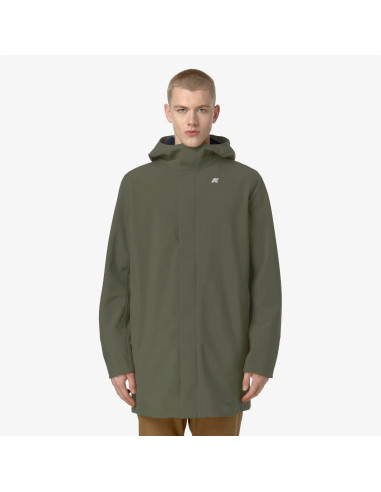 K-Way \ Giubbino Medio Uomo Marlyn Bonded Verde Militare Prezzo 350,00