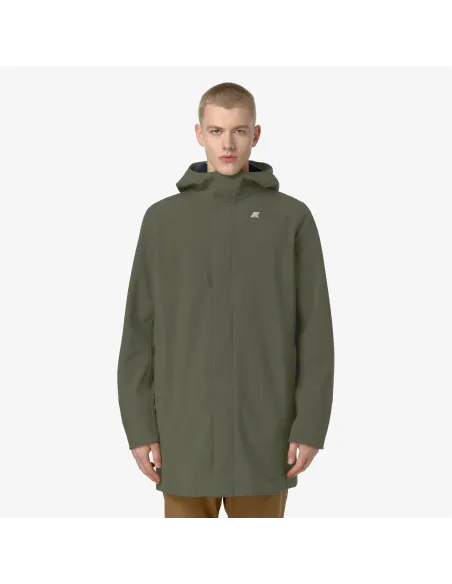 K-Way \ Giubbino Medio Uomo Marlyn Bonded Verde Militare Prezzo 350,00