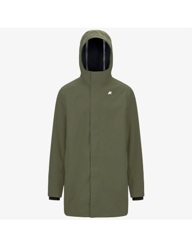 K-Way \ Giubbino Medio Uomo Marlyn Bonded Verde Militare Prezzo 350,00