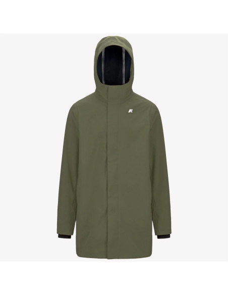 K-Way \ Giubbino Medio Uomo Marlyn Bonded Verde Militare Prezzo 350,00