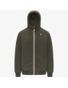 K-Way \ Felpa Giacca Uomo Rainer Scuba Stretch Verde Militare Scuro Prezzo 150,00
