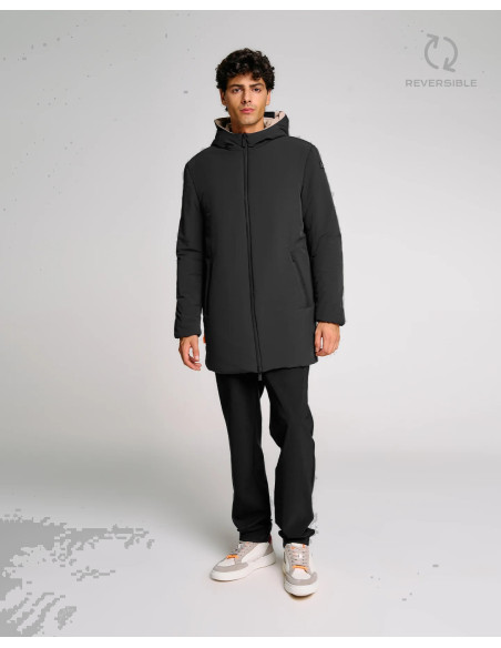 Suns \ Giubbino Lungo Uomo Lewys Nero Prezzo 280,00