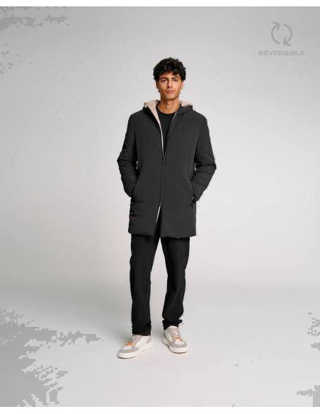 Suns \ Giubbino Lungo Uomo Lewys Nero Prezzo 280,00