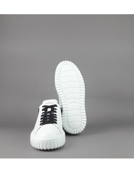 Hogan --- Stripes Uomo Pelle Nappa Bianco Prezzo 430,00