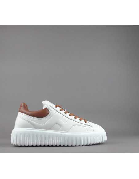 Hogan --- H Stripe Uomo H645 Pelle Nappa Bianco Prezzo 430,00