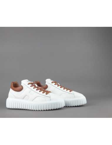 Hogan --- Stripes Uomo Pelle Nappa Bianco Prezzo 430,00