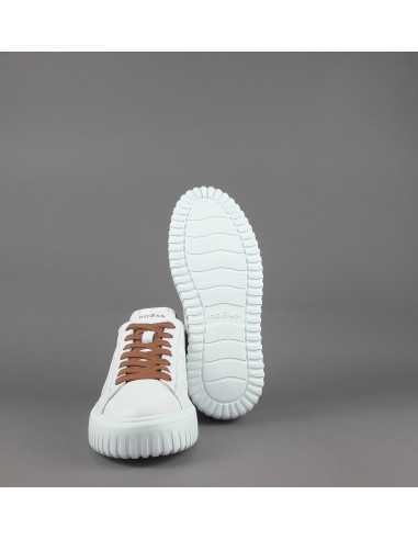 Hogan --- H Stripe Uomo H645 Pelle Nappa Bianco Prezzo 430,00