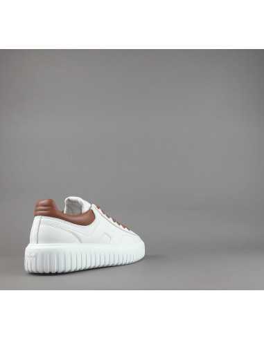 Hogan --- H Stripe Uomo H645 Pelle Nappa Bianco Prezzo 430,00