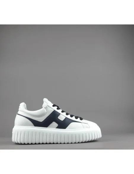 Hogan --- Stripes Uomo Pelle Nappa Bianco Prezzo 430,00