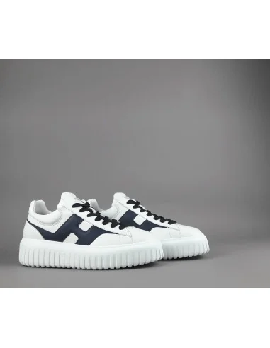 Hogan --- H Stripe Uomo H645 Pelle Nappa Bianco Prezzo 430,00