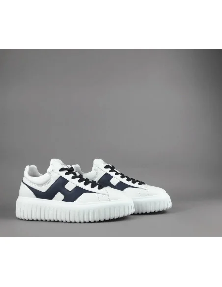 Hogan --- H Stripe Uomo H645 Pelle Nappa Bianco Prezzo 430,00