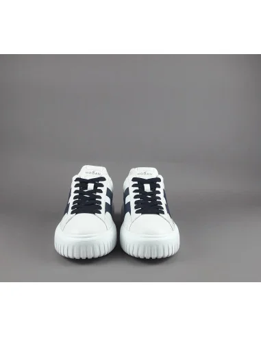 Hogan --- H Stripe Uomo H645 Pelle Nappa Bianco Prezzo 430,00