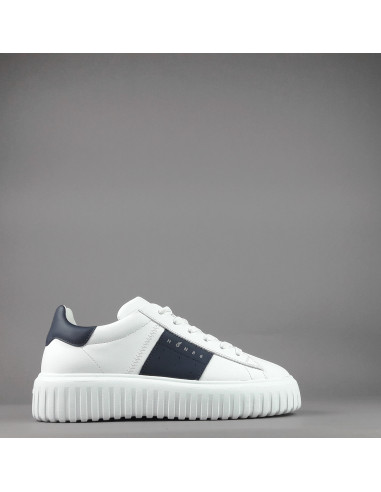 Hogan --- H Stripe Uomo H645 Pelle Nappa Bianco Prezzo 430,00