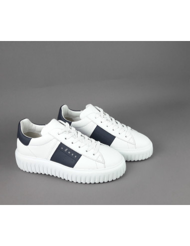 Hogan --- H Stripe Uomo H645 Pelle Nappa Bianco Prezzo 430,00