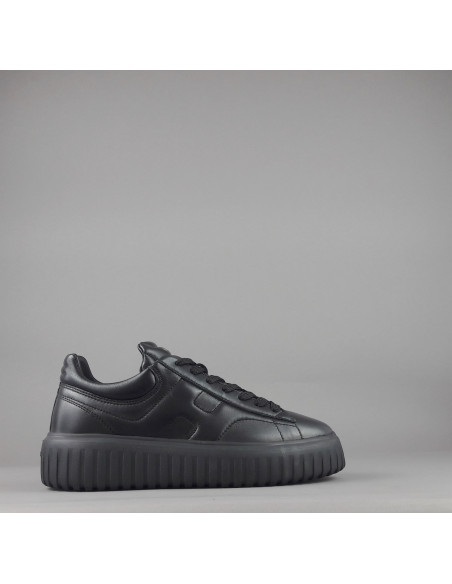 Hogan --- H Stripe Uomo H645 Pelle Nappa Nero Prezzo 430,00