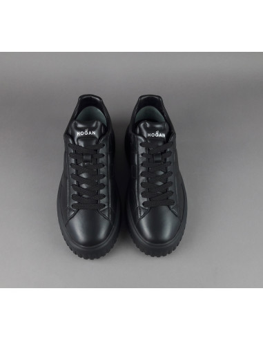 Hogan --- Stripes Uomo Pelle Nappa Nero Prezzo 430,00