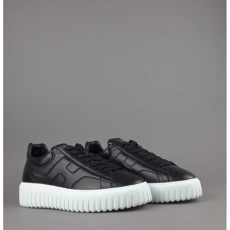 Hogan --- Stripes Uomo Pelle Nappa Nero Prezzo 430,00