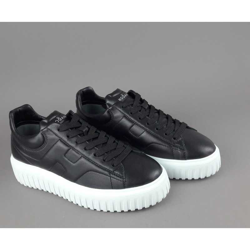 Hogan --- Stripes Uomo Pelle Nappa Nero Prezzo 430,00