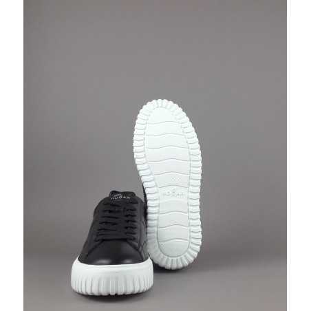 Hogan --- Stripes Uomo Pelle Nappa Nero Prezzo 430,00