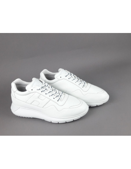 Hogan --- Interactive3 Uomo Pelle Nappa Bianco Prezzo 390,00