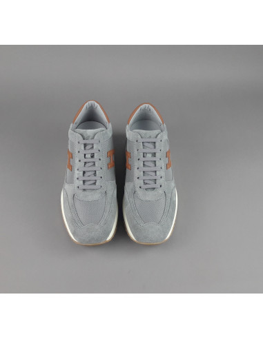 Hogan --- Interactive New Uomo Camoscio Tela Grigio Prezzo 430,00