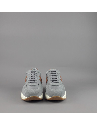 Hogan --- Interactive New Uomo Camoscio Tela Grigio Prezzo 430,00