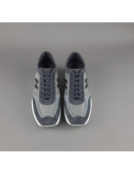 Hogan --- Interactive New Uomo Camoscio Tela Blu Scuro Prezzo 430,00