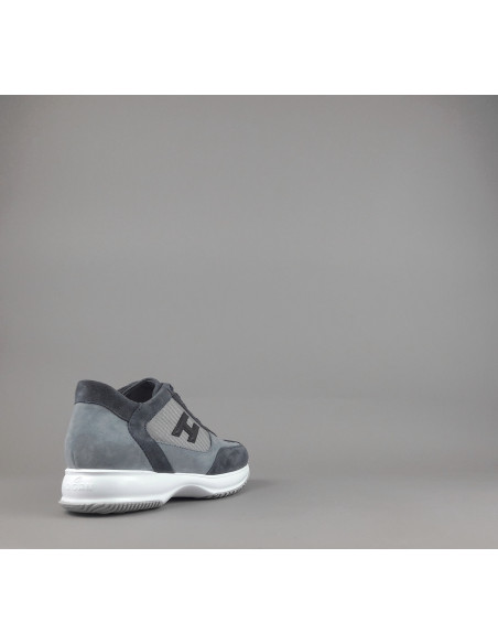 Hogan --- Interactive New Uomo Camoscio Tela Blu Scuro Prezzo 430,00