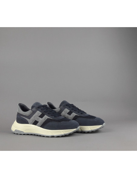 Hogan --- Hyperlight Uomo Camoscio Tela Blu Scuro Pezzo 450,00