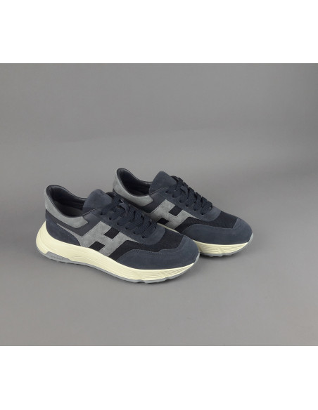 Hogan --- Hyperlight Uomo Camoscio Tela Blu Scuro Pezzo 450,00