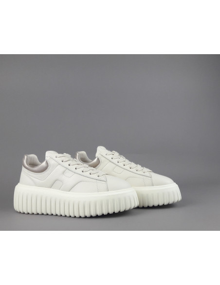 Hogan --- Stripes Donna Pelle Nappa Avorio Prezzo 430,00