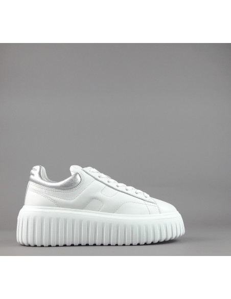 Hogan --- Stripes Donna Pelle Nappa Bianco Prezzo 430,00