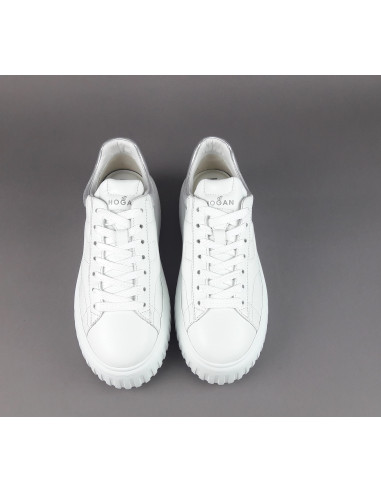 Hogan --- Stripes Donna Pelle Nappa Bianco Prezzo 430,00